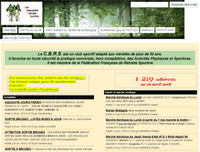 Tablet Screenshot of cbrs-retraite-sportive.net